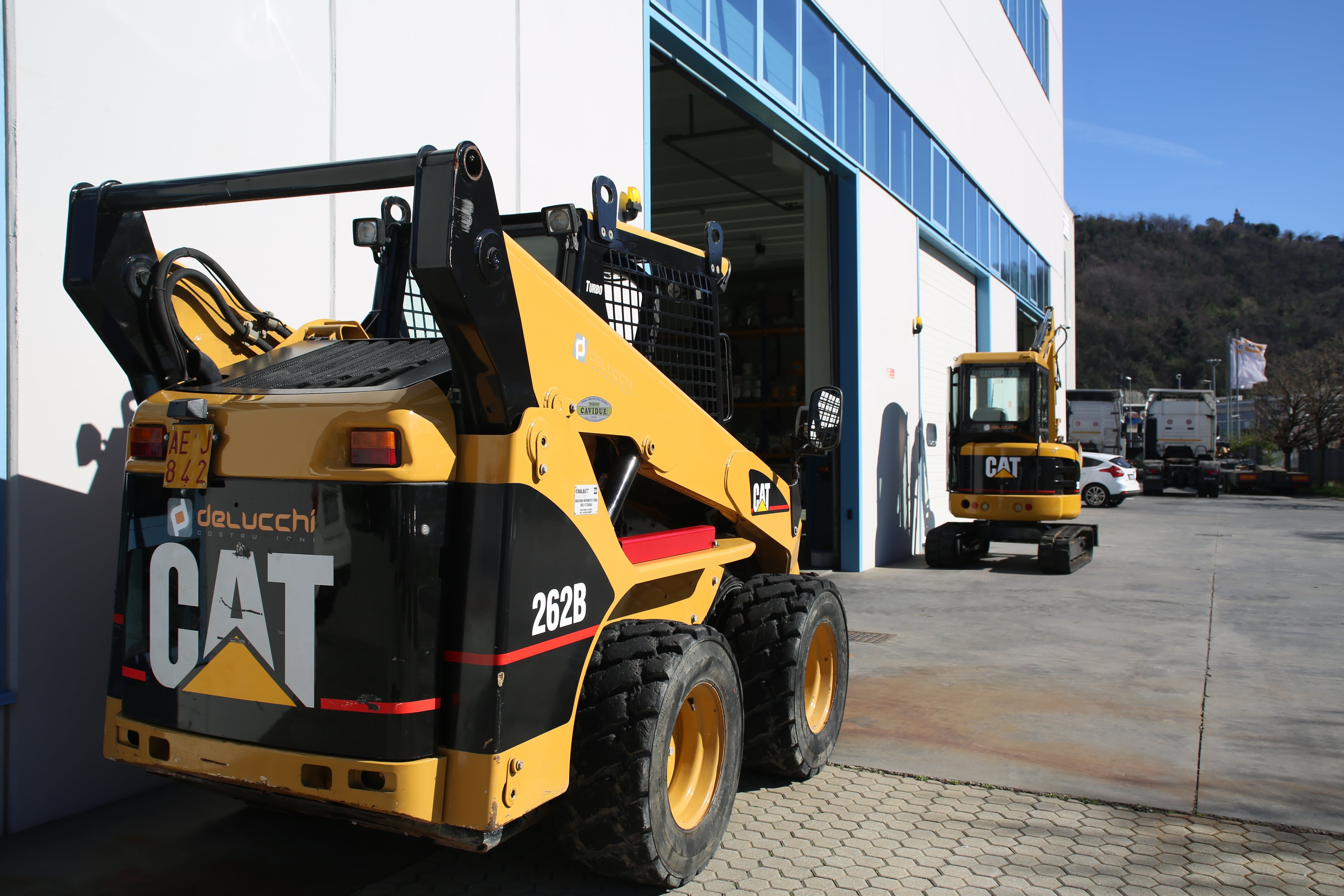 Pala gommata CAT 262B